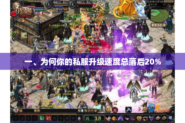 一、为何你的私服升级速度总落后20% 一、为何你的私服升级速度总落后20%